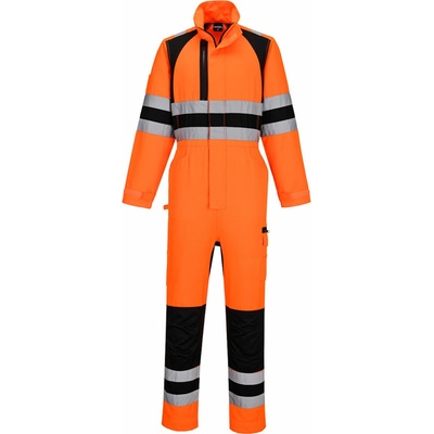 Portwest CD855 WX2 Eco Hi-Vis kombinéza oranžová/čierna