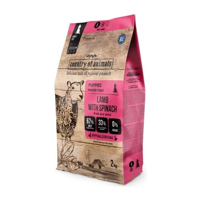 Country of Animals Lamb and Spinach 2 kg