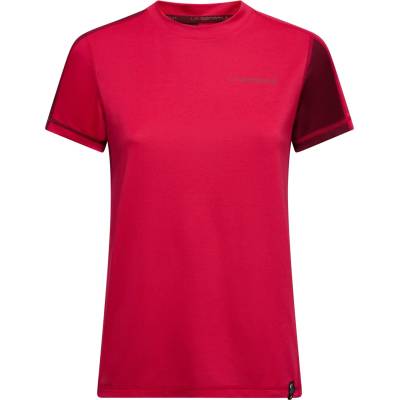 La Sportiva Дамска тениска La Sportiva Women's Just Right T-Shirt - Azalea / Redwood (916-6423-0115)