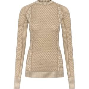 Kari Traa Дамско мериносово термобельо Kari Traa Women's Smekker L/S Merino base layer - Mocha - размер XL (115-1319-1515)