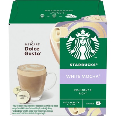 Starbucks White Mocha до NESCAFE DOLCE GUSTO Кафе на капсули 12 капсули
