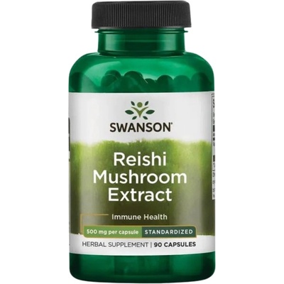 Swanson Reishi Mushroom Extract 500 mg | Standardized [90 капсули]
