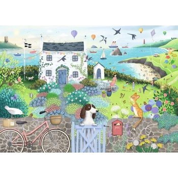 Ravensburger - Puzzle Coastal Cottage - 1 000 piese