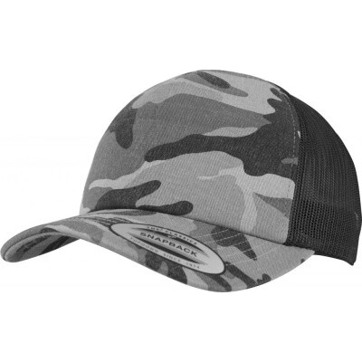 Urban Classics Camo Trucker Cap dark camo/blk