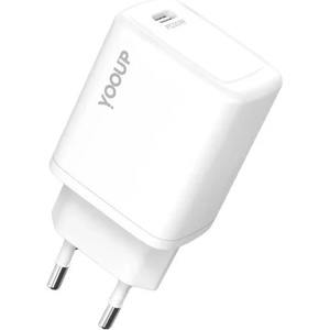 YOOUP Мрежово зарядно устройство с 1xUSB-C гнездо Yooup 20W NC56-C (NC56-C)