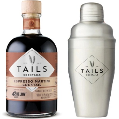 Tails Espresso Martini Cocktail + Shake 14,9% 0,5 l (karton) – Zboží Dáma