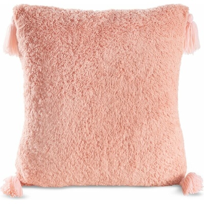 Takoy ELDA so štruktúrou mäkkého kožúška s ozdobnými strapcami-HF-440077 45 x 45 cm