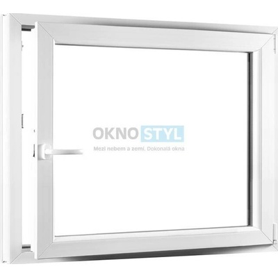 OKNOSTYL.cz jednokřídlé plastové okno otvíravo-sklopné pravé REHAU 11000 x 10000 mm Bílá