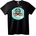 NOONEBRAND Тениска Череп Сърфист - 2XL, Black