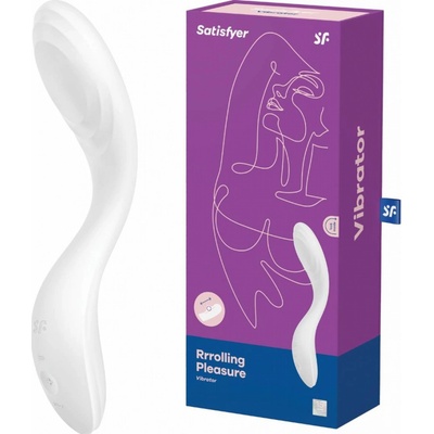 Satisfyer bílý Silikonový nabíjecí G bod Rrrolling Pleasure