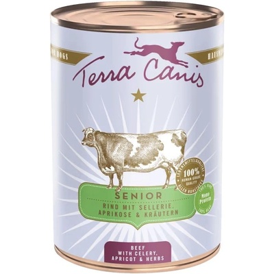 Terra Canis Senior Beef с целина, кайсии и билки 400 г