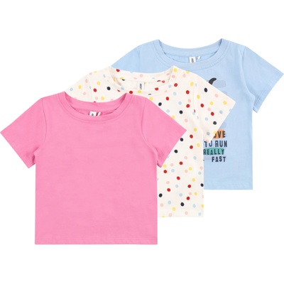 ABOUT YOU Тениска 'Luisa' синьо, розово, бяло, размер 110-116