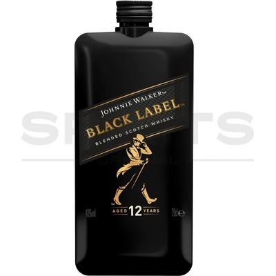 Johnnie Walker Black Label Travel bottle 40% 0,2 l (holá láhev)
