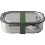black+blum Кутия за обяд 1 л, маслина, неръждаема стомана, Black+Blum (BBBAMSSL010)