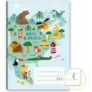 Školské zošity Notes školský zošit linajkový 513 A5