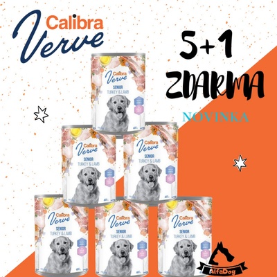 Calibra Dog Verve GF Senior Turkey & Lamb 400 g