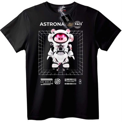 NOONEBRAND Тениска Астронавт Прасе в Космоса - 7XL, White