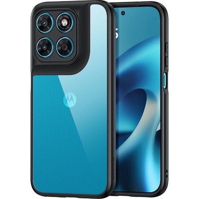 Motorola Прозрачен Калъф за Motorola Moto G77 5G / G67 5G / G87 5G DUX DUCIS Aimo Series с Протектор - Черен