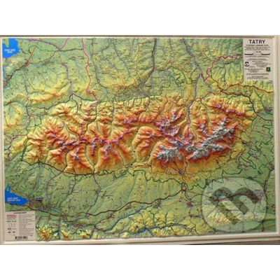 SHOCart Tatry 1:66 666 (Plastická mapa)