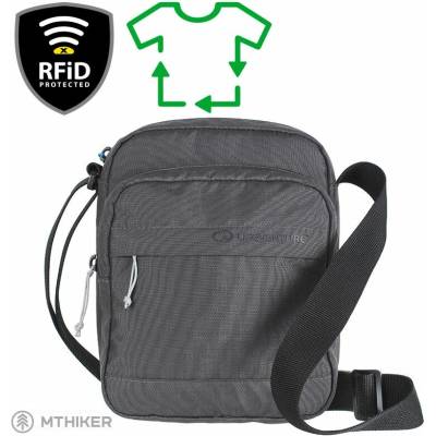 Lifeventure RFiD Recycled taška přes rameno šedá