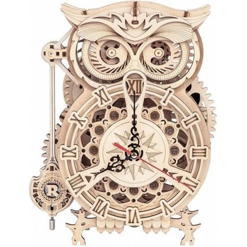 Robotime Rokr Soví hodiny LK503 161ks LK503