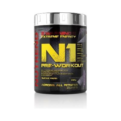 Nutrend N1 Pre-Workout 510 g, Príchuť modré maliny, Balenie 510 g