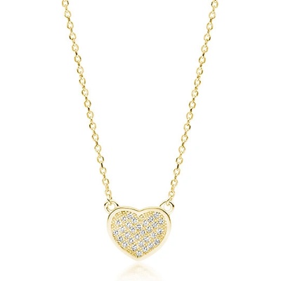 Olivie Stříbrný srdíčko gold 4078