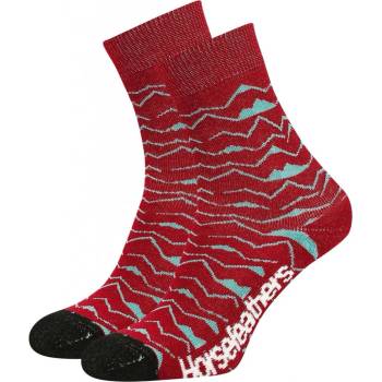 Horsefeathers ponožky Severe Red