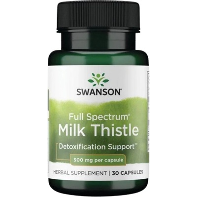 Swanson Milk Thistle 500 mg [30 капсули]
