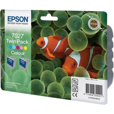 Epson T027 Colour TwinPack - originálny