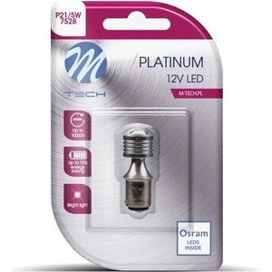 m-tech LED P21/5W 4xSMD3030 12V White крушка (LB812W)