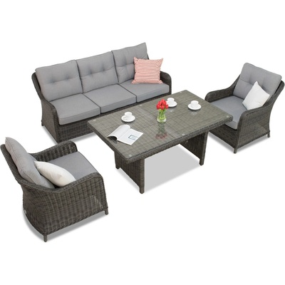 Garden Point Техноратанови мебели Толедо Апетито 5 антрацит Garden Point (GAP132-5)