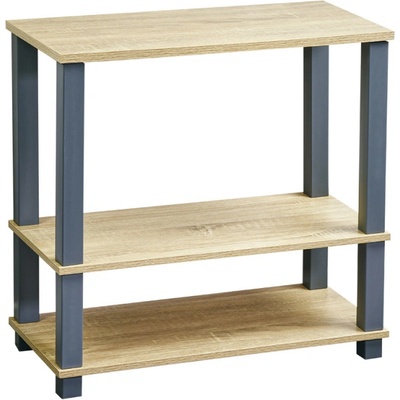 KESPER Regál policový Blue 3 police, plast, MDF, 60 x 58,5 x 29,5 cm