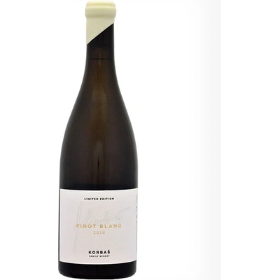 Korbaš Rodinné vinárstvo Pinot blanc Limited edition Rulandské biele/Pinot Blanc suché biele 2019 13% 0,75 l (čistá fľaša)