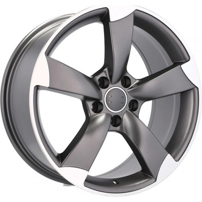 Racing Line BK217 7,5x17 5x100 ET35 graphite polished half matt