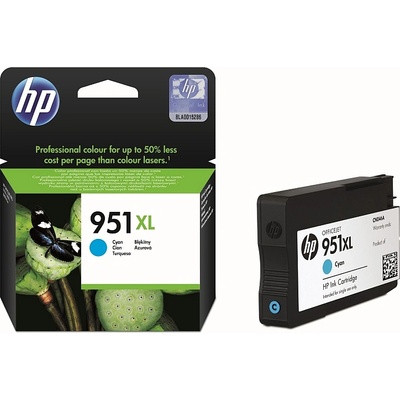 HP 951XL Cyan Officejet Ink Cartridge (CN046AE)