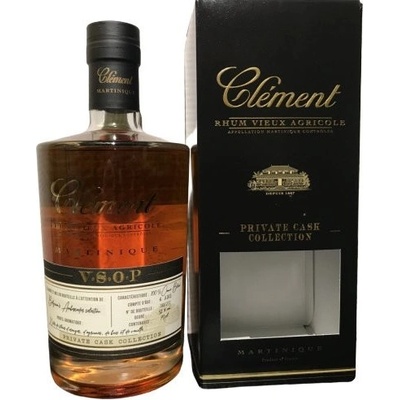 Clément VSOP Private Cask Collection 100% Canne Bleue 52% 0,7 l (holá láhev)