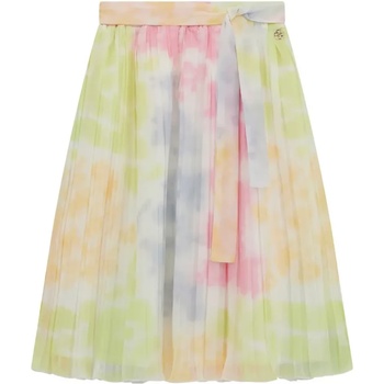 GUESS Многоцветна пъстра пола със средна дължина за мини момиче Guess