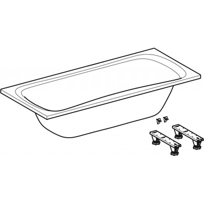 Geberit Selnova - 180 x 80 cm 554.289.01.1
