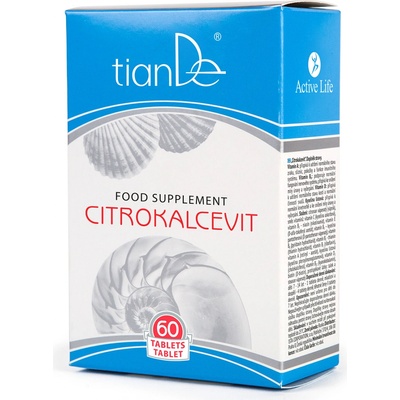 TianDe Funkční komplex Citrokalcevit 60 tablet