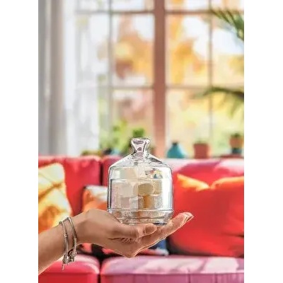 Lav Стъклена захарница 285мл (lv-berrys1)