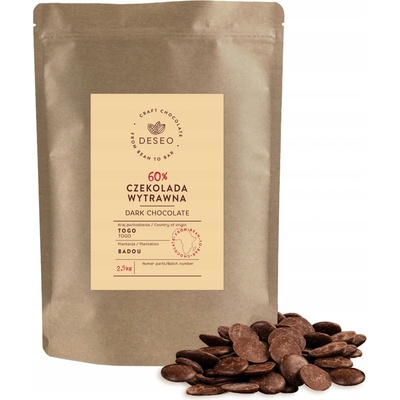 Deseo Dezertná čokoláda Togo 60% 2,5 kg