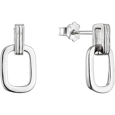 Pavona stříbrné náušnice visací obdélníky 61030