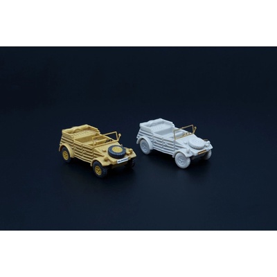 Brengun Kubelwagen 2pcs Resin construction kit of german military car 1:144