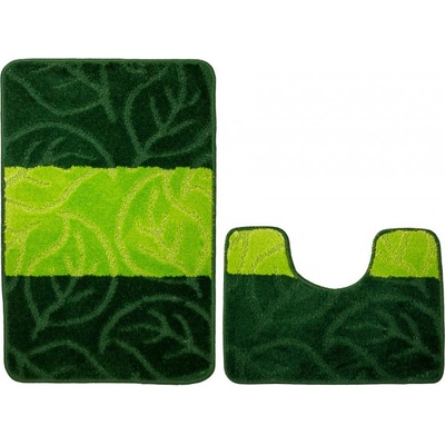 Najkoberce MILANO fľaškovo zelená lístie 40x50 cm a 50x80 cm