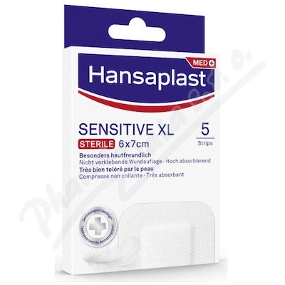 Hansaplast Sensitive náplast sterilní XL 5 ks