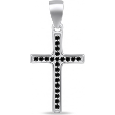 Brilio Silver stříbrný přívěsek křížek CRS024WBC