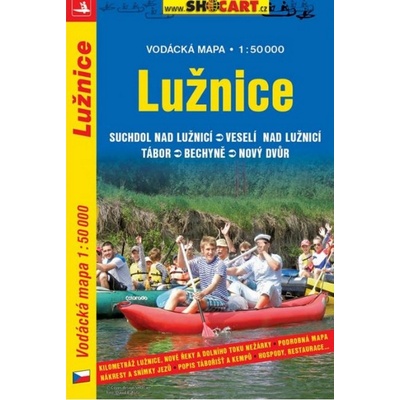 SHOCART Lužnice vodácká mapa 1:50 000
