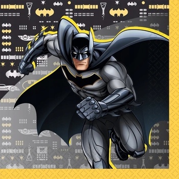 Amscan Papierové obrúsky 9915091 Batman 33x33 cm 20 ks