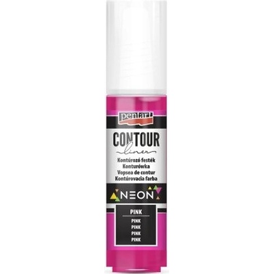 Pentart Konturovací liner NEON 20 ml RŮŽOVÁ – Zboží Dáma